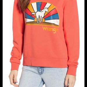 NWOT Wrangler Horse Graphic Sweatshirt, Size S